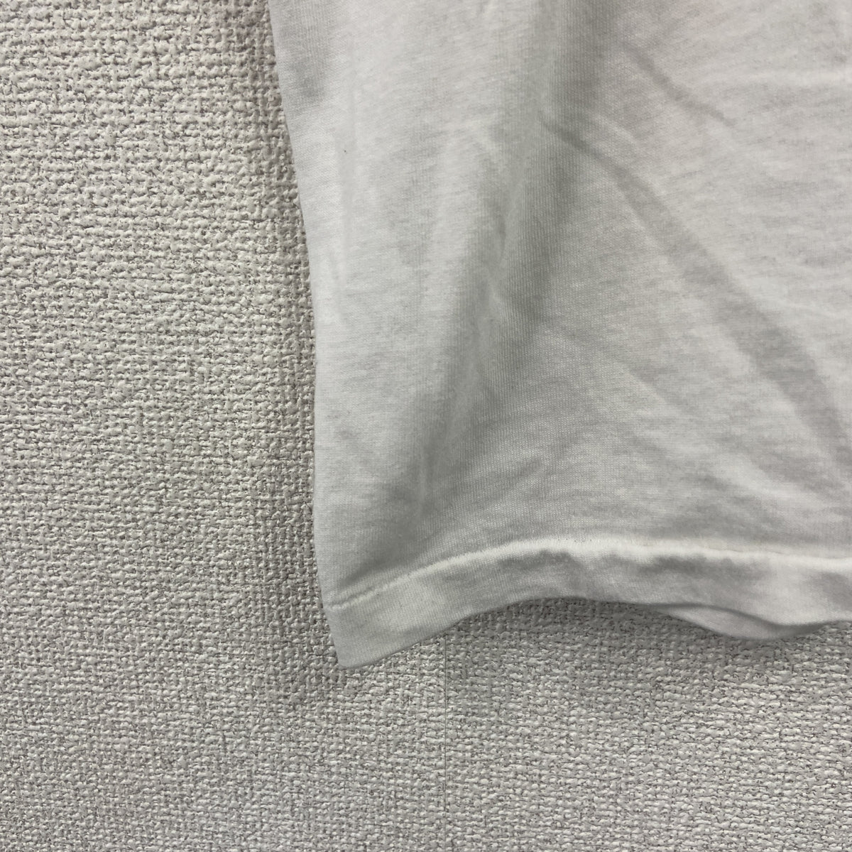 Hanes　ヘインズ　半袖プリントTシャツ　シングルステッチ　ヴィンテージ　白　ホワイト　Lサイズ　古着