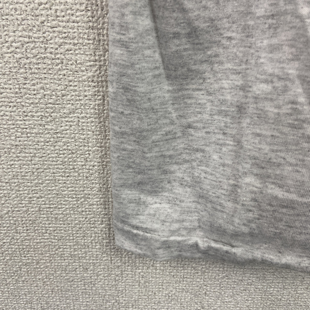 半袖プリントTシャツ　シングルステッチ　ヴィンテージ　霜降りグレー　XLサイズ　古着