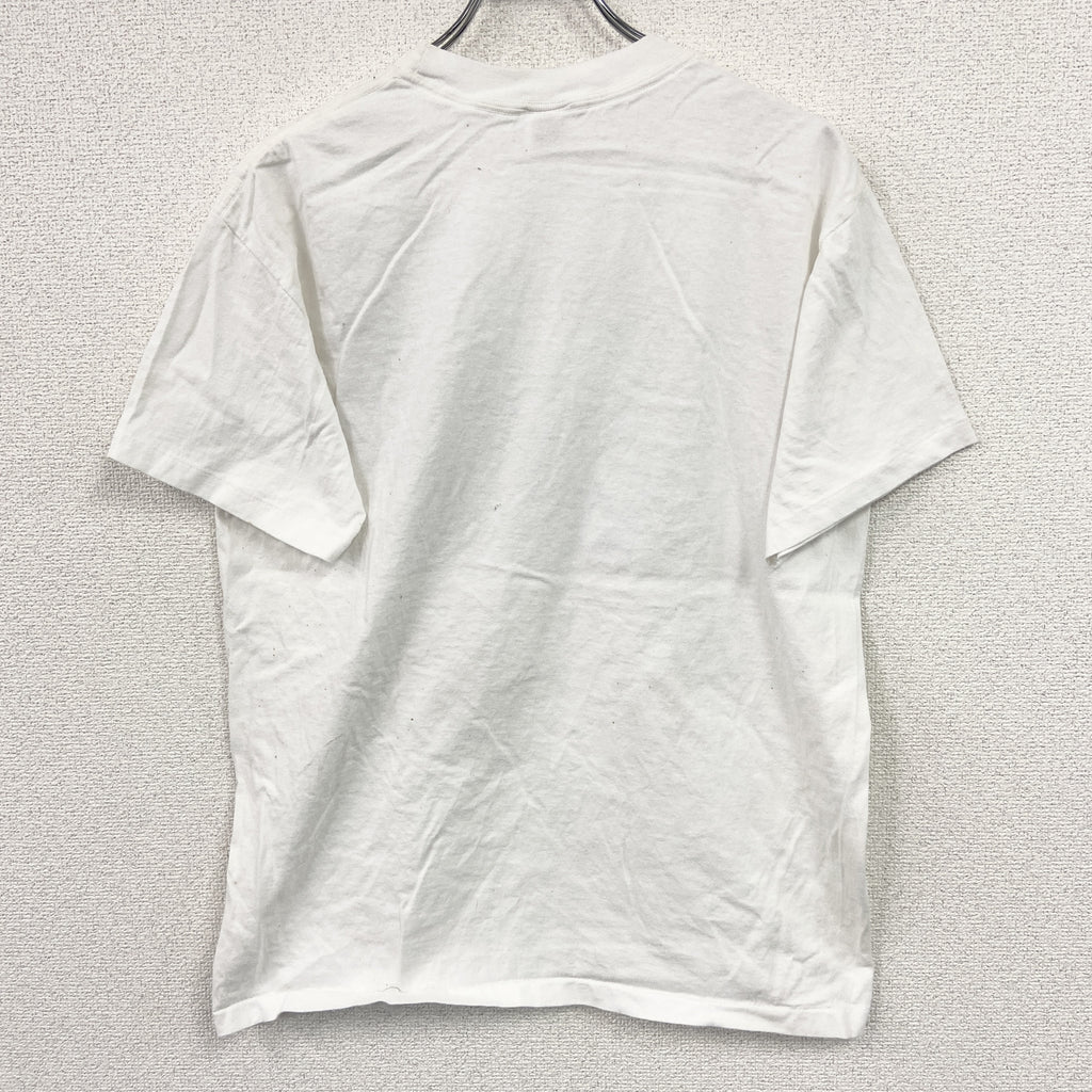 anvil　アンヴィル　半袖プリントTシャツ　シングルステッチ　白　ホワイト　Lサイズ　古着