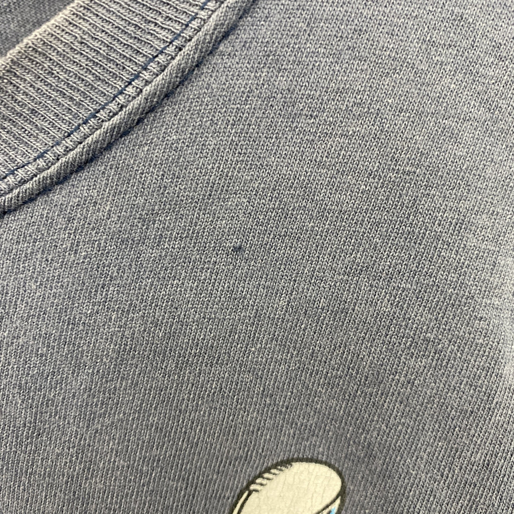 PORT&COMPANY　半袖プリントTシャツ　紺　ネイビー　XLサイズ カットソー メンズ コットン 古着