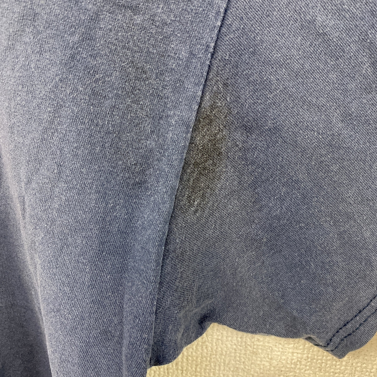 PORT&COMPANY　半袖プリントTシャツ　紺　ネイビー　XLサイズ カットソー メンズ コットン 古着