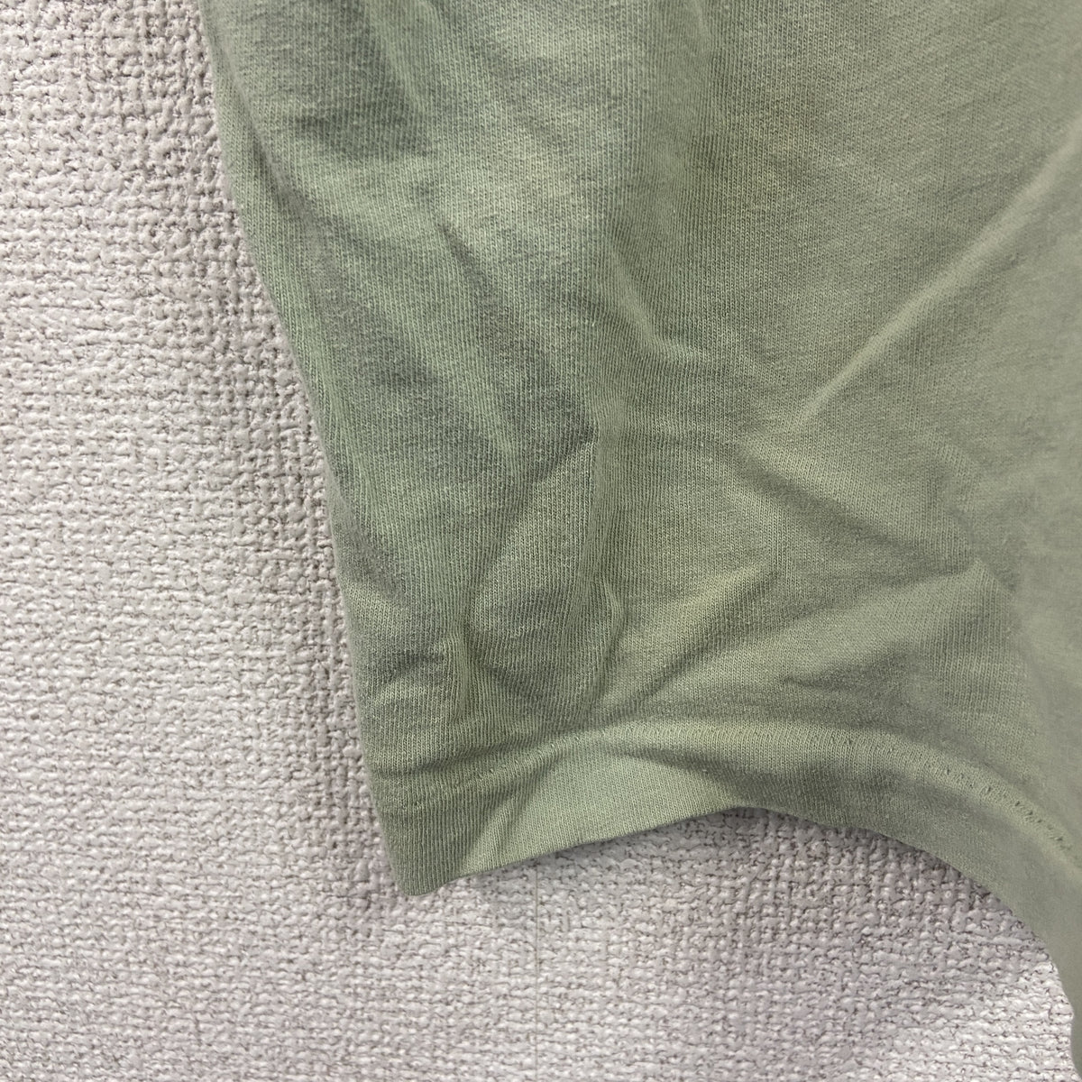 半袖プリントTシャツ　シングルステッチ　ヴィンテージ　緑　ライトグリーン　XLサイズ カットソー メンズ コットン 古着