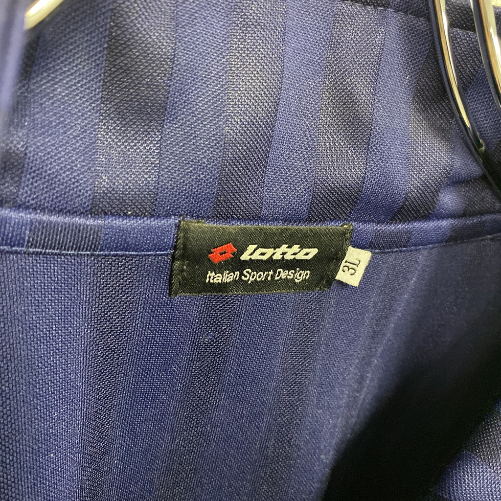 lotto　ロット　ジャージセットアップ　トラックジャケット　トラックパンツ　紺　ネイビー　3Lサイズ　古着