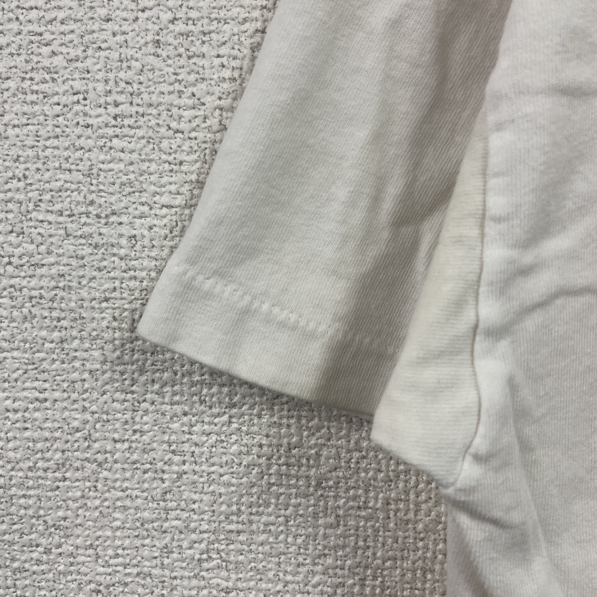 DOLPHIN ドルフィン　半袖プリントTシャツ　シングルステッチ　白　ホワイト　Lサイズ カットソー メンズ 古着