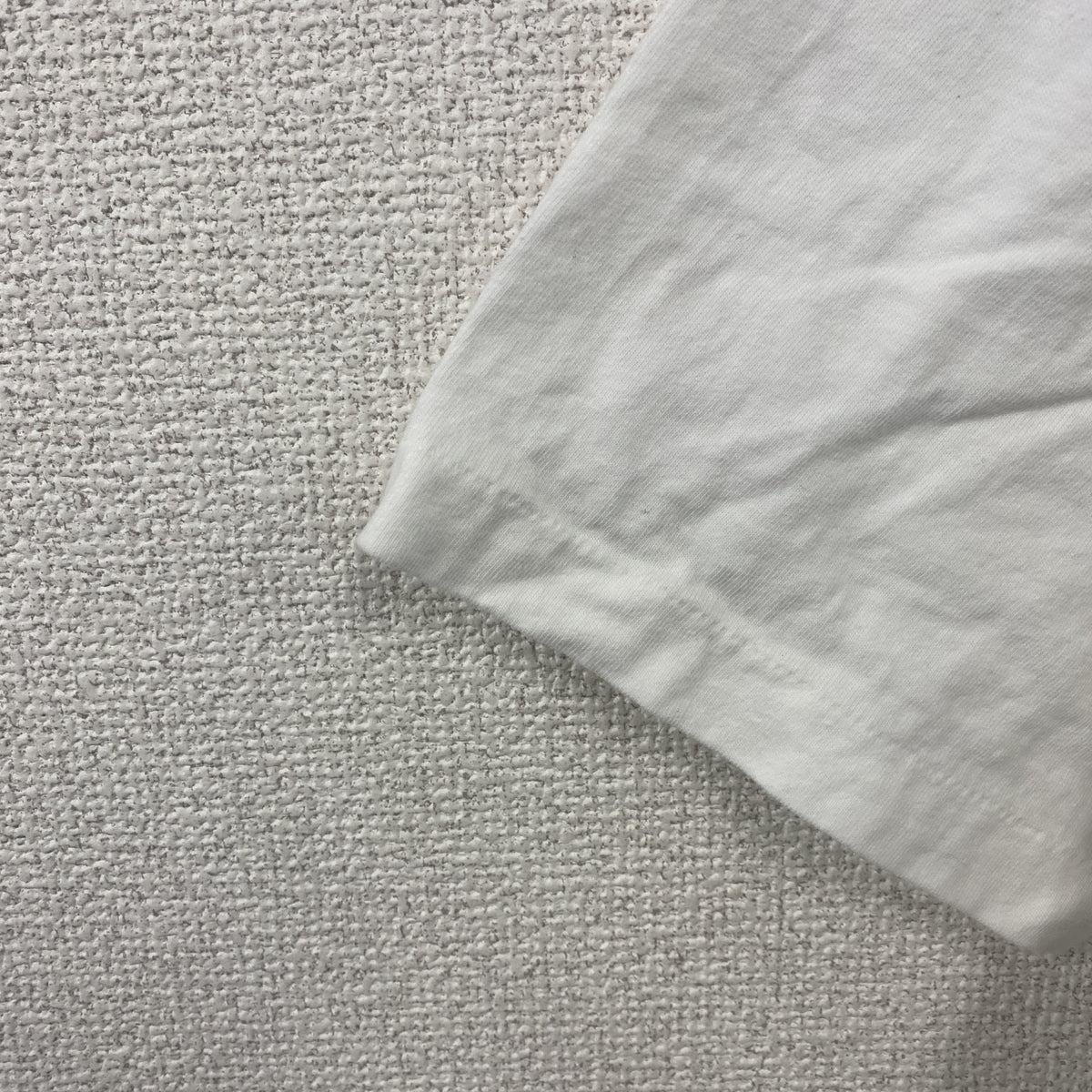 Hanes　ヘインズ　半袖プリントTシャツ　シングルステッチ　ヴィンテージ　白　ホワイト　Lサイズ カットソー メンズ コットン 古着