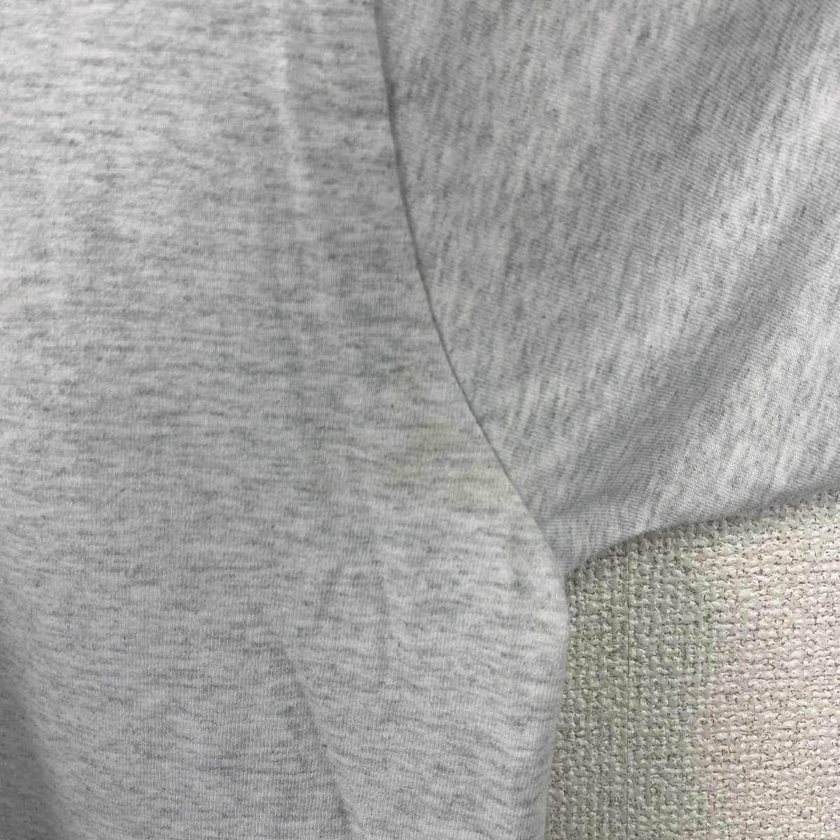 FRUIT OF THE LOOM　フルーツオブザルーム　半袖プリントTシャツ　シングルステッチ　ヴィンテージ　霜降りグレー　XLサイズ カットソー メンズ コットン 古着