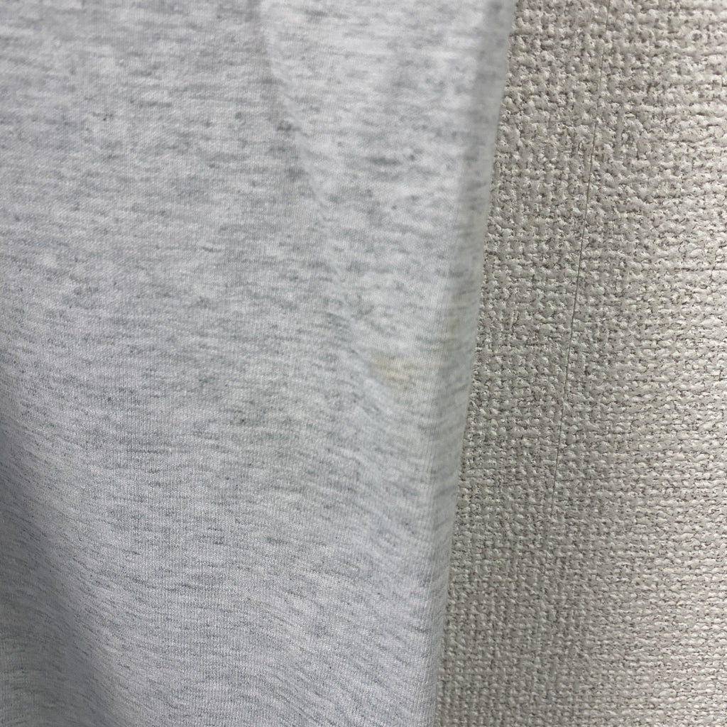 FRUIT OF THE LOOM　フルーツオブザルーム　半袖プリントTシャツ　シングルステッチ　ヴィンテージ　霜降りグレー　XLサイズ カットソー メンズ コットン 古着