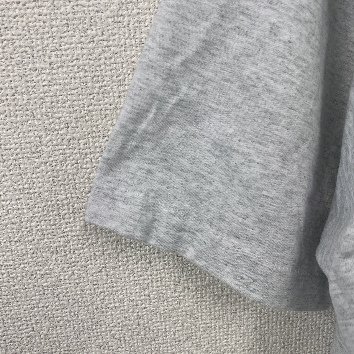 FRUIT OF THE LOOM　フルーツオブザルーム　半袖プリントTシャツ　シングルステッチ　ヴィンテージ　霜降りグレー　XLサイズ カットソー メンズ コットン 古着