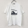 FRUIT OF THE LOOM　フルーツオブザルーム　半袖プリントTシャツ　シングルステッチ　ヴィンテージ　白　ホワイト　Lサイズ カットソー メンズ コットン 古着