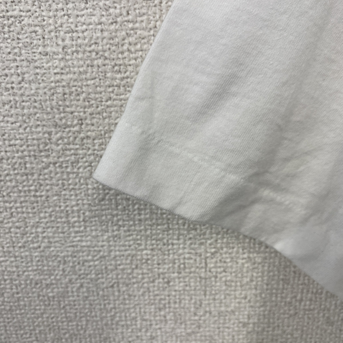 FRUIT OF THE LOOM　フルーツオブザルーム　半袖プリントTシャツ　シングルステッチ　ヴィンテージ　白　ホワイト　Lサイズ カットソー メンズ コットン 古着