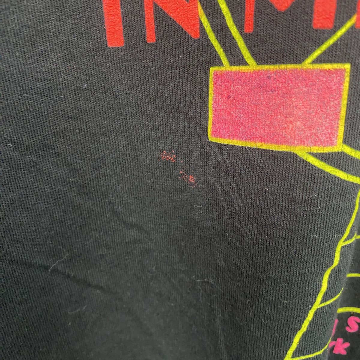 FRUIT OF THE LOOM　フルーツオブザルーム　半袖プリントTシャツ　シングルステッチ　ヴィンテージ　黒　ブラック　XLサイズ　古着