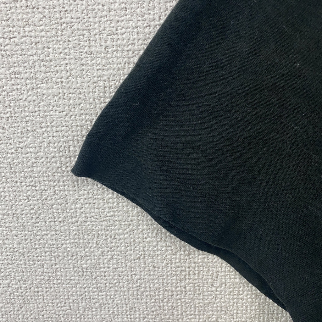 FRUIT OF THE LOOM　フルーツオブザルーム　半袖プリントTシャツ　シングルステッチ　ヴィンテージ　黒　ブラック　XLサイズ　古着