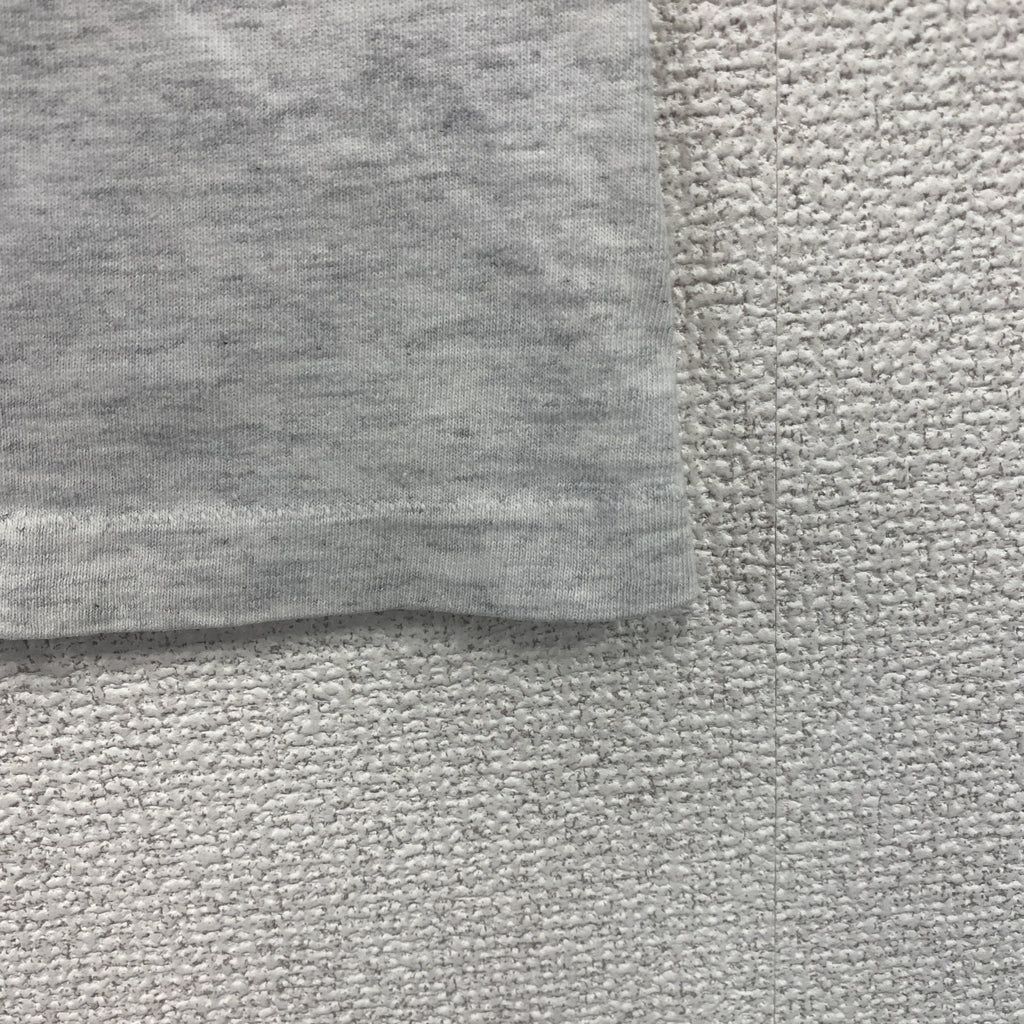 COLLEGE WEAR　カレッジウェア　半袖プリントTシャツ　ポパイ　シングルステッチ　ヴィンテージ　霜降りグレー　XLサイズ　古着