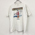 Alore　半袖プリントTシャツ　シングルステッチ　ヴィンテージ　白　ホワイト　XLサイズ　古着
