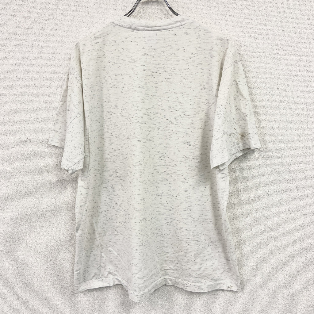 Alore　半袖プリントTシャツ　シングルステッチ　ヴィンテージ　白　ホワイト　XLサイズ　古着