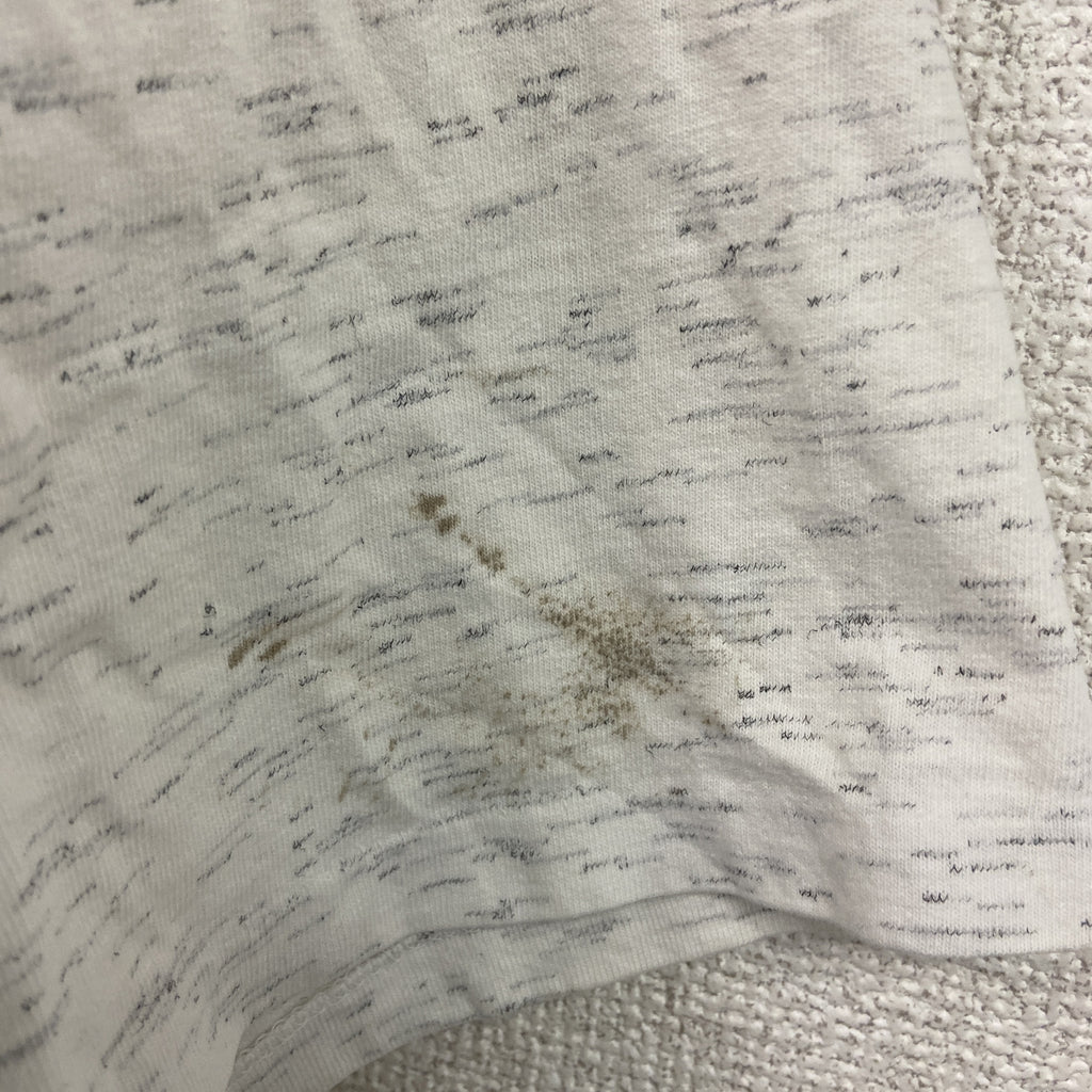 Alore　半袖プリントTシャツ　シングルステッチ　ヴィンテージ　白　ホワイト　XLサイズ　古着