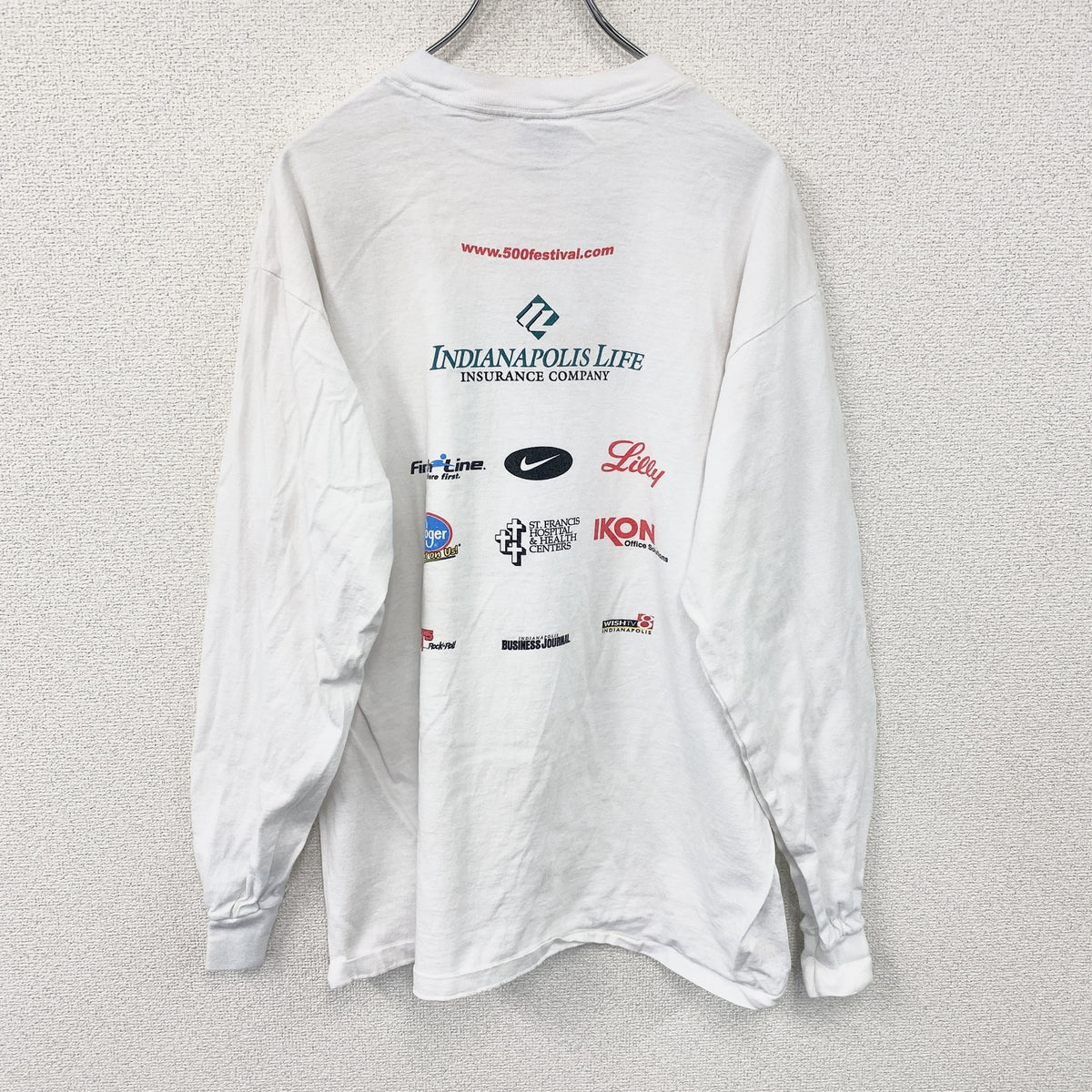 All Sport　オールスポーツ　長袖Tシャツ　ヴィンテージ　白　ホワイト　XLサイズ　古着
