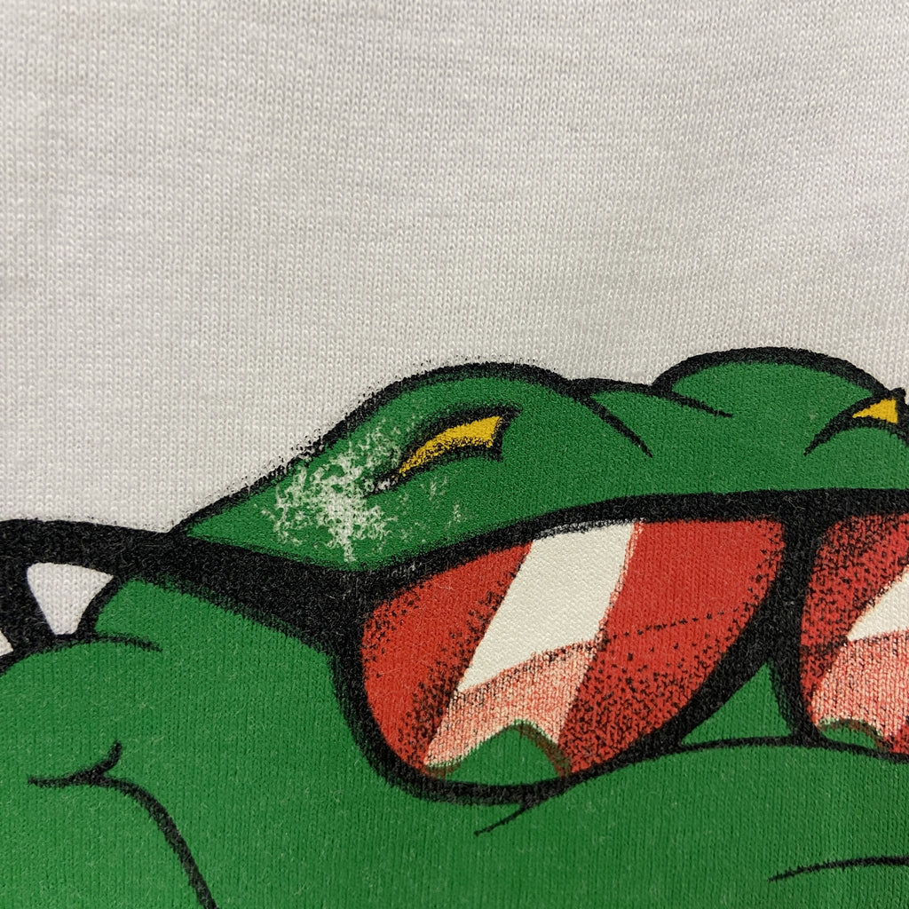 Muri'sBest　半袖プリントTシャツ　シングルステッチ　ヴィンテージ　白　ホワイト　XLサイズ カットソー メンズ コットン 古着
