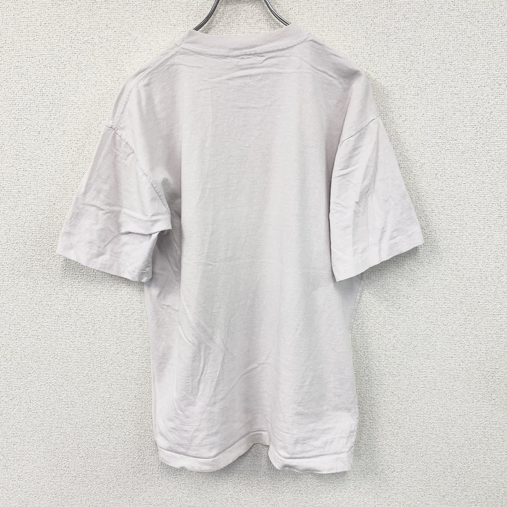ADVANCE TEE'S　アドバンスティーズ　半袖プリントTシャツ　シングルステッチ　ヴィンテージ　白　ホワイト　Lサイズ　古着