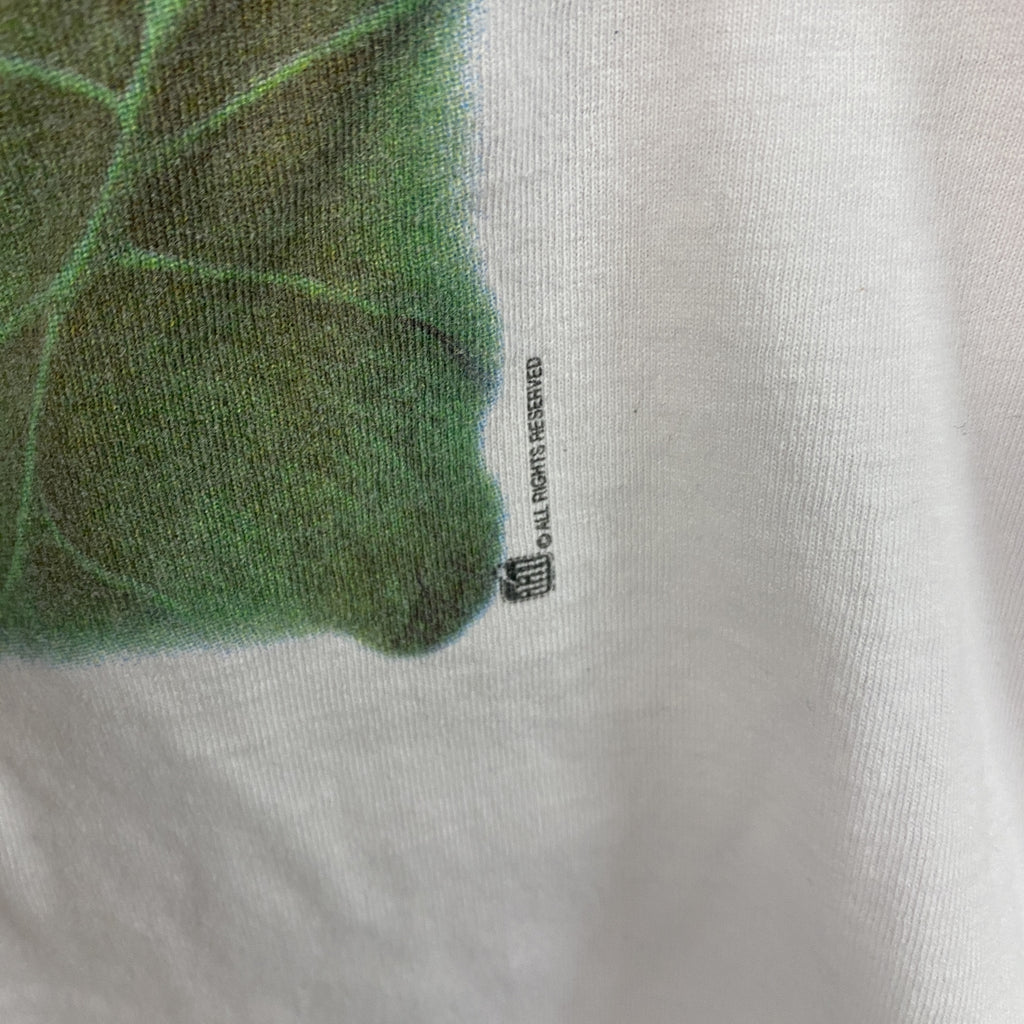 ADVANCE TEE'S　アドバンスティーズ　半袖プリントTシャツ　シングルステッチ　ヴィンテージ　白　ホワイト　Lサイズ　古着
