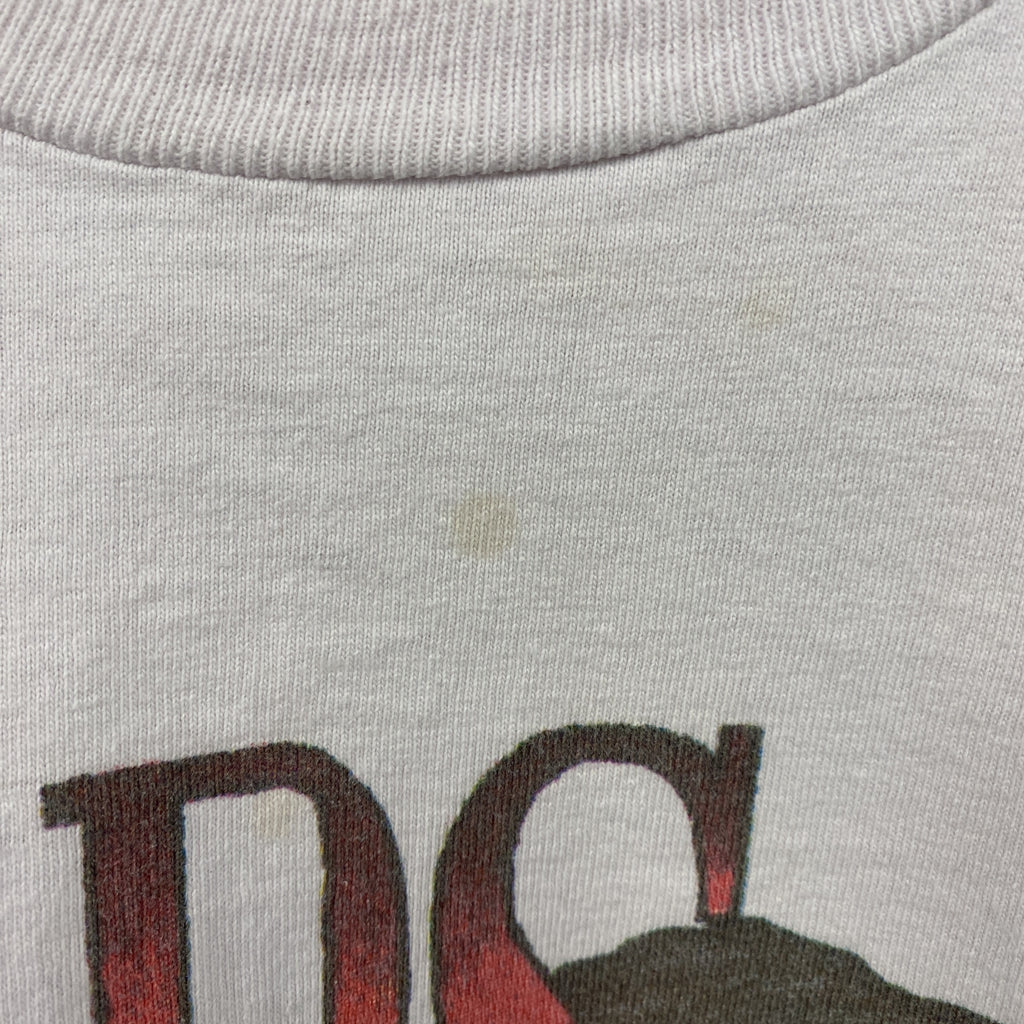 ADVANCE TEE'S　アドバンスティーズ　半袖プリントTシャツ　シングルステッチ　ヴィンテージ　白　ホワイト　Lサイズ　古着