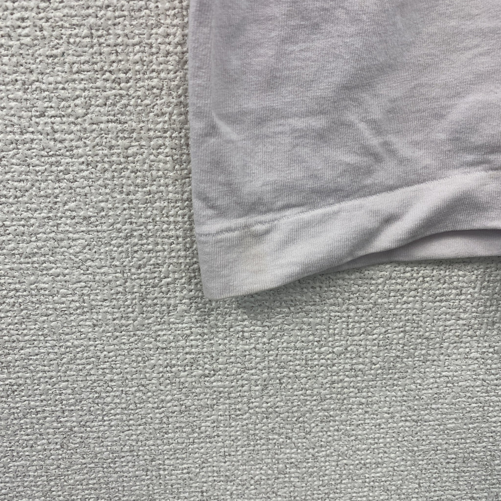 ADVANCE TEE'S　アドバンスティーズ　半袖プリントTシャツ　シングルステッチ　ヴィンテージ　白　ホワイト　Lサイズ　古着