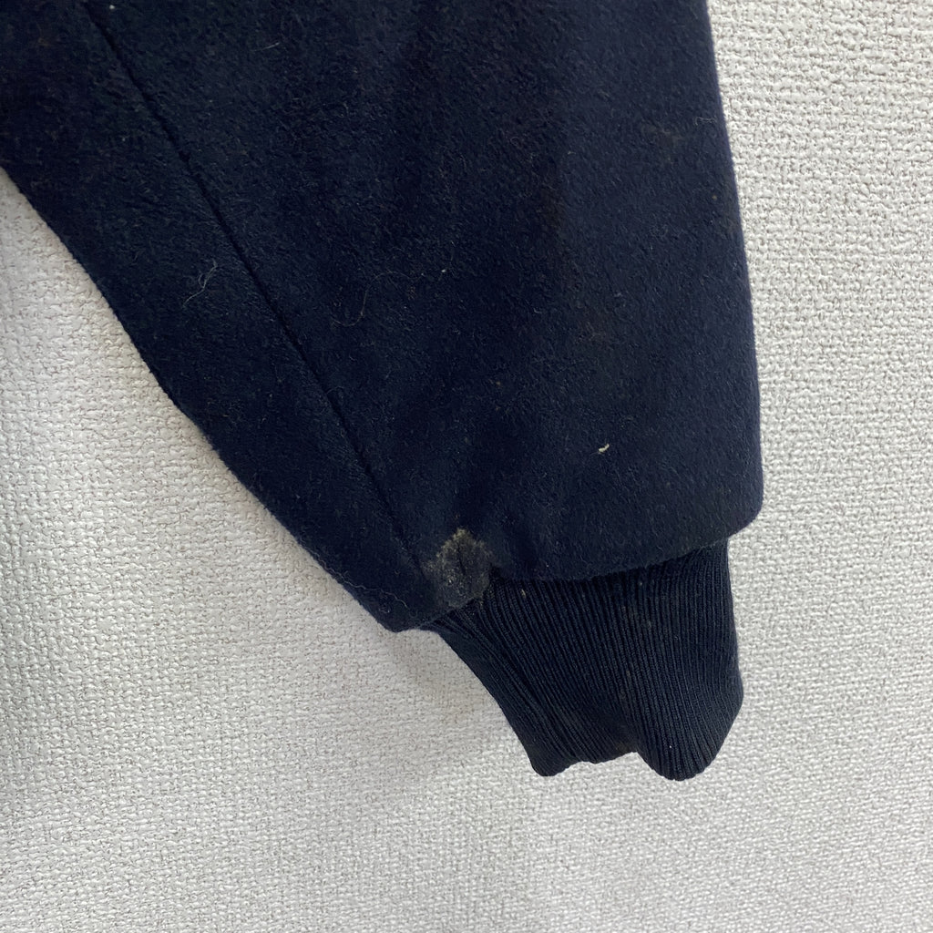 stussy　ステューシー　ダッフルコート/フーデッドジャケット　比翼仕立て　紺　ネイビー　Mサイズ　古着