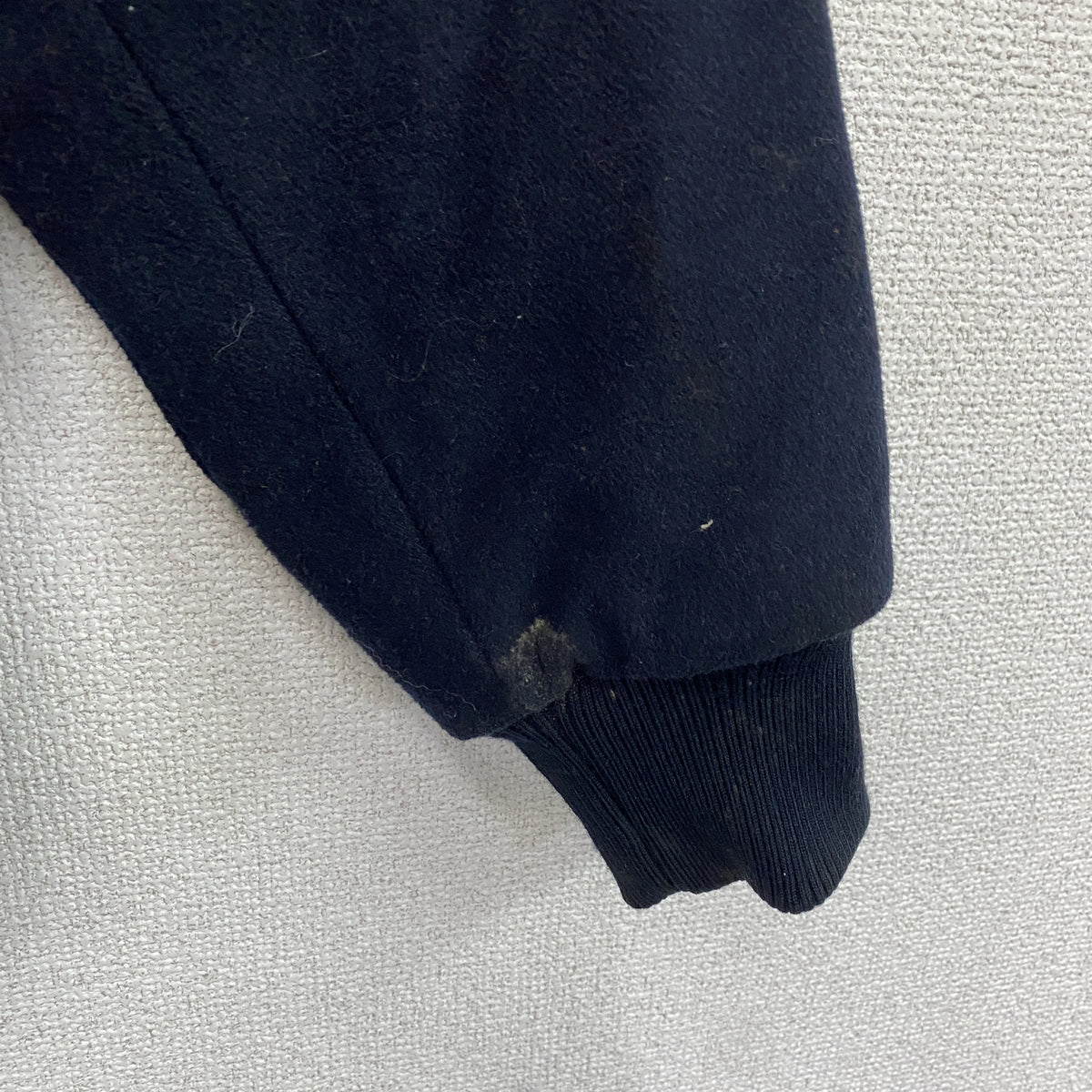 stussy　ステューシー　ダッフルコート/フーデッドジャケット　比翼仕立て　紺　ネイビー　Mサイズ　古着