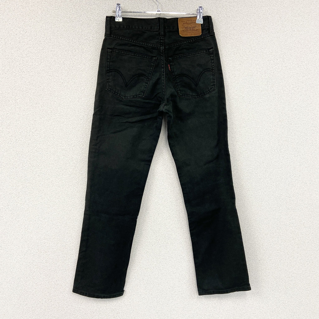 Levi's　リーバイス　702　デニムパンツ/ジーンズ　ジップフライ　黒　ブラック　W29サイズ　古着