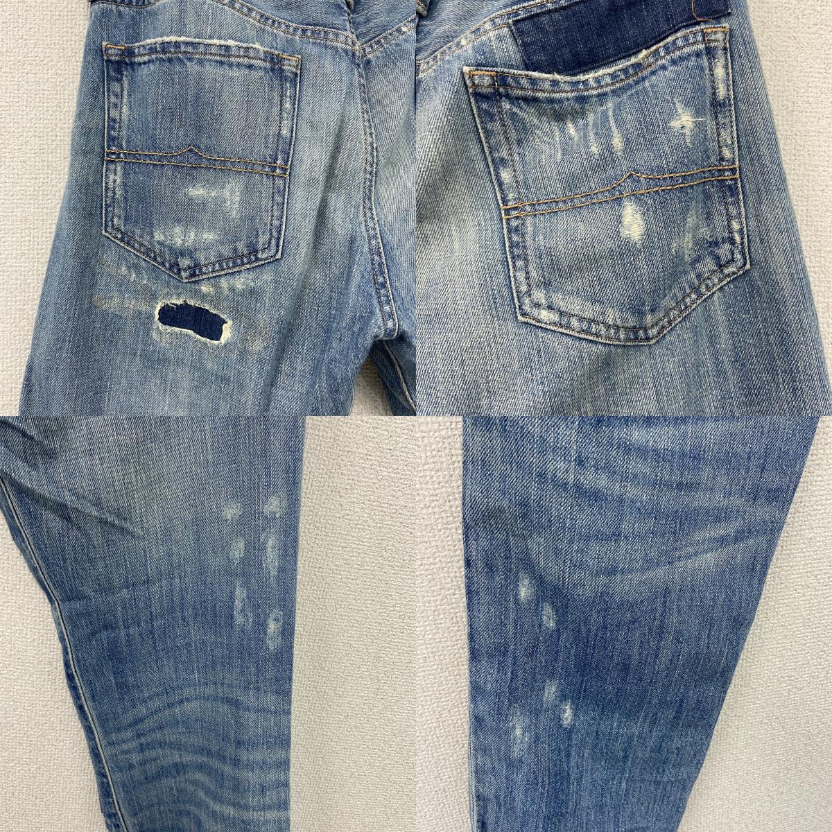 DENIM&SUPPLY Ralph Lauren　デニムパンツ/ジーンズ　ジップフライ　インディゴ　古着