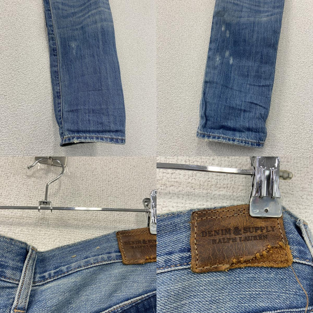 DENIM&SUPPLY Ralph Lauren　デニムパンツ/ジーンズ　ジップフライ　インディゴ　古着