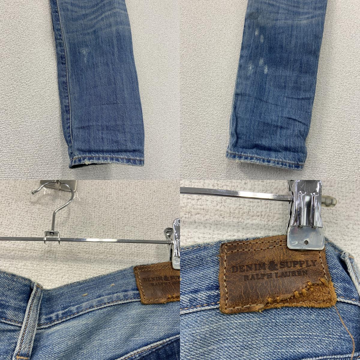 DENIM&SUPPLY Ralph Lauren　デニムパンツ/ジーンズ　ジップフライ　インディゴ　古着