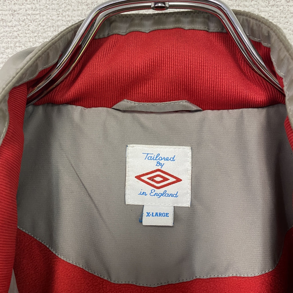UMBRO　アンブロ　イングランド代表　フルジップジャケット/トレーニングジャケット　グレー　XLサイズ　古着