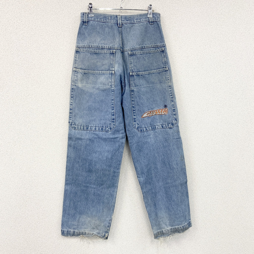 GLUSSCO　デニムパンツ/ジーンズ　ジップフライ　インディゴ　36サイズ メンズ 古着