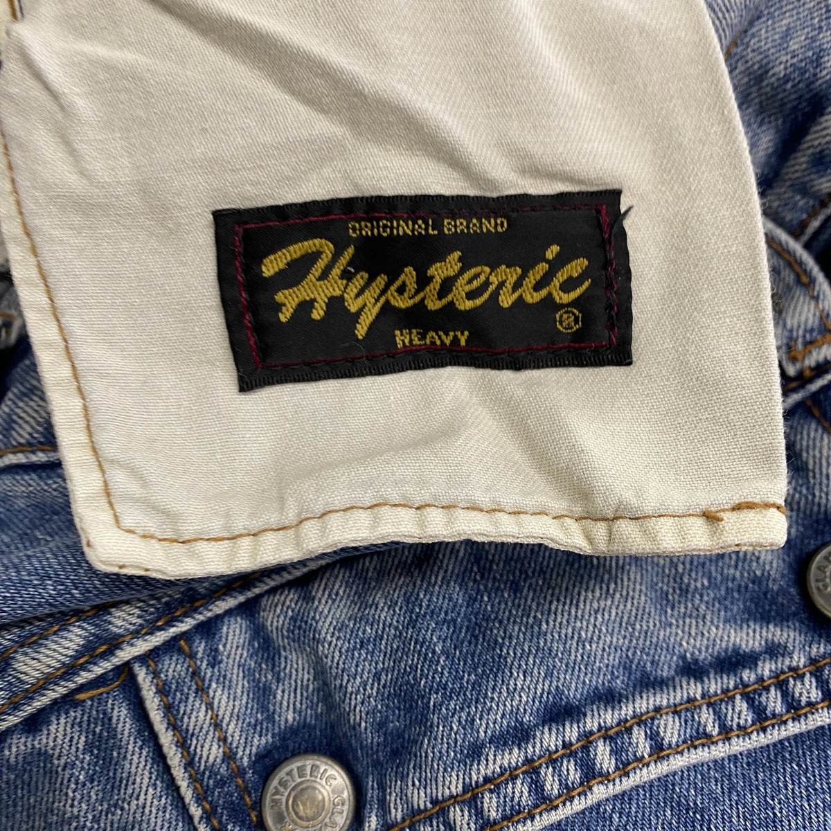 Hysteric Glamour　ヒステリックグラマー　デニムカーゴパンツ/ジーンズ　ジップフライ　インディゴ　Fサイズ　古着