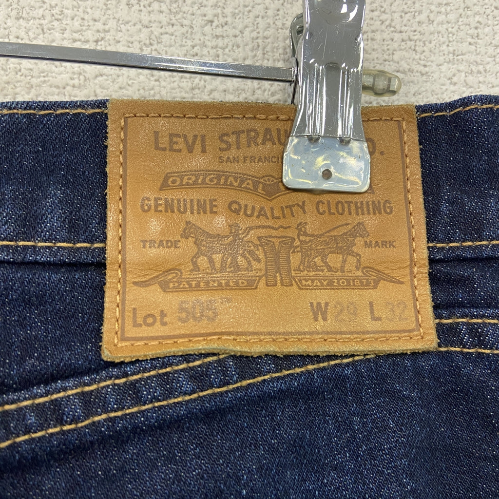 Levi's　リーバイス　505　デニムパンツ/ジーンズ　ジップフライ　インディゴ　W29サイズ　古着