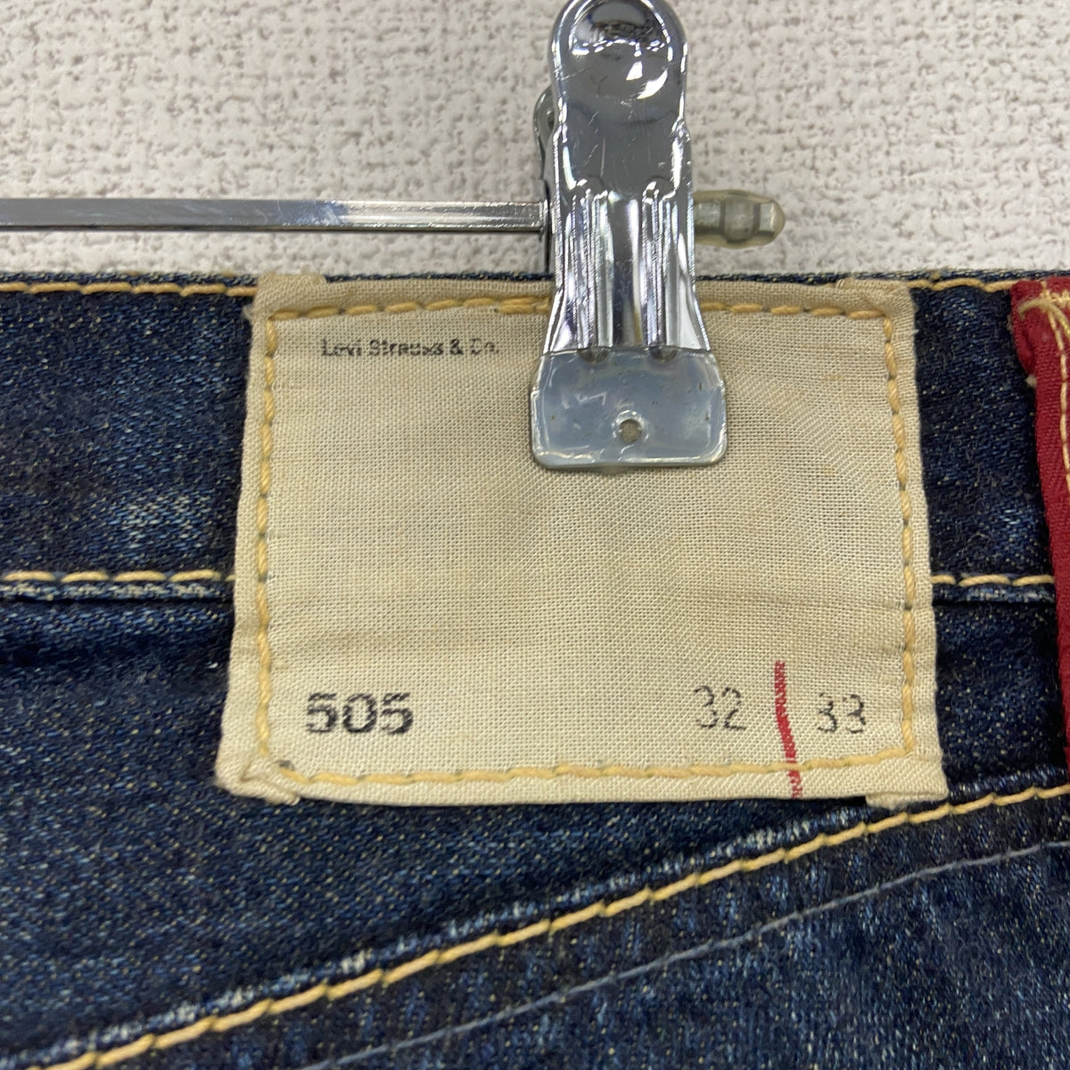 Levi's　リーバイス　505　デニムパンツ/ジーンズ　ジップフライ　インディゴ　W32サイズ　古着