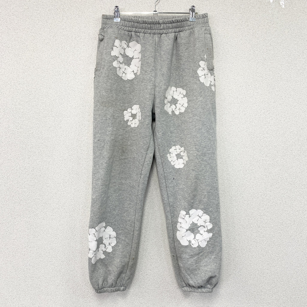 Denim Tears　デニムティアーズ　コットンリーススウェットパンツ　グレー　XLサイズ　古着