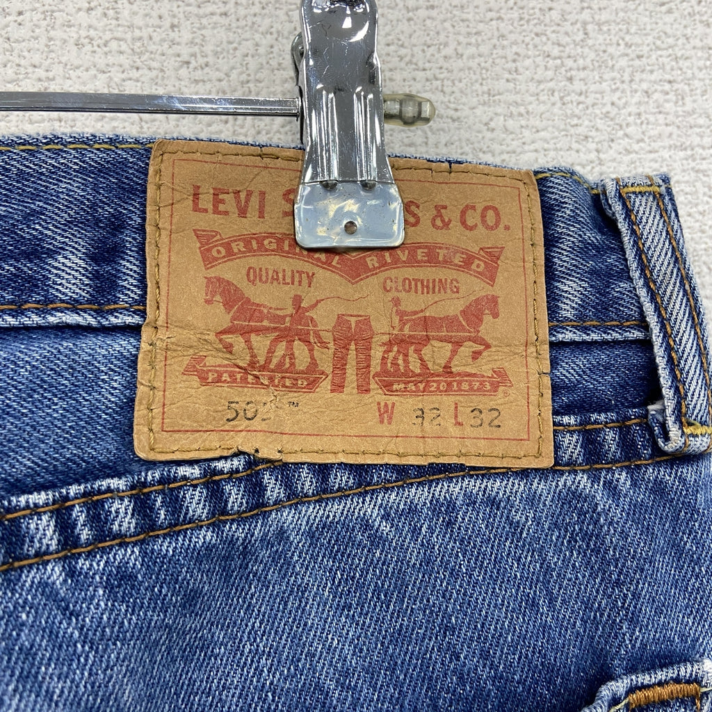 Levi's　リーバイス　502　デニムパンツ/ジーンズ　ジップフライ　インディゴ　W32サイズ　古着