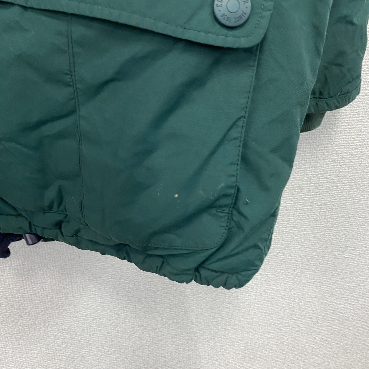 90s　Eddie Bauer　エディバウアー　グースダウンジャケット　緑　グリーン　Mサイズ　古着