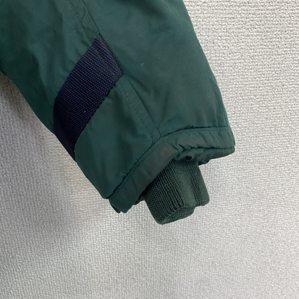 90s　Eddie Bauer　エディバウアー　グースダウンジャケット　緑　グリーン　Mサイズ　古着