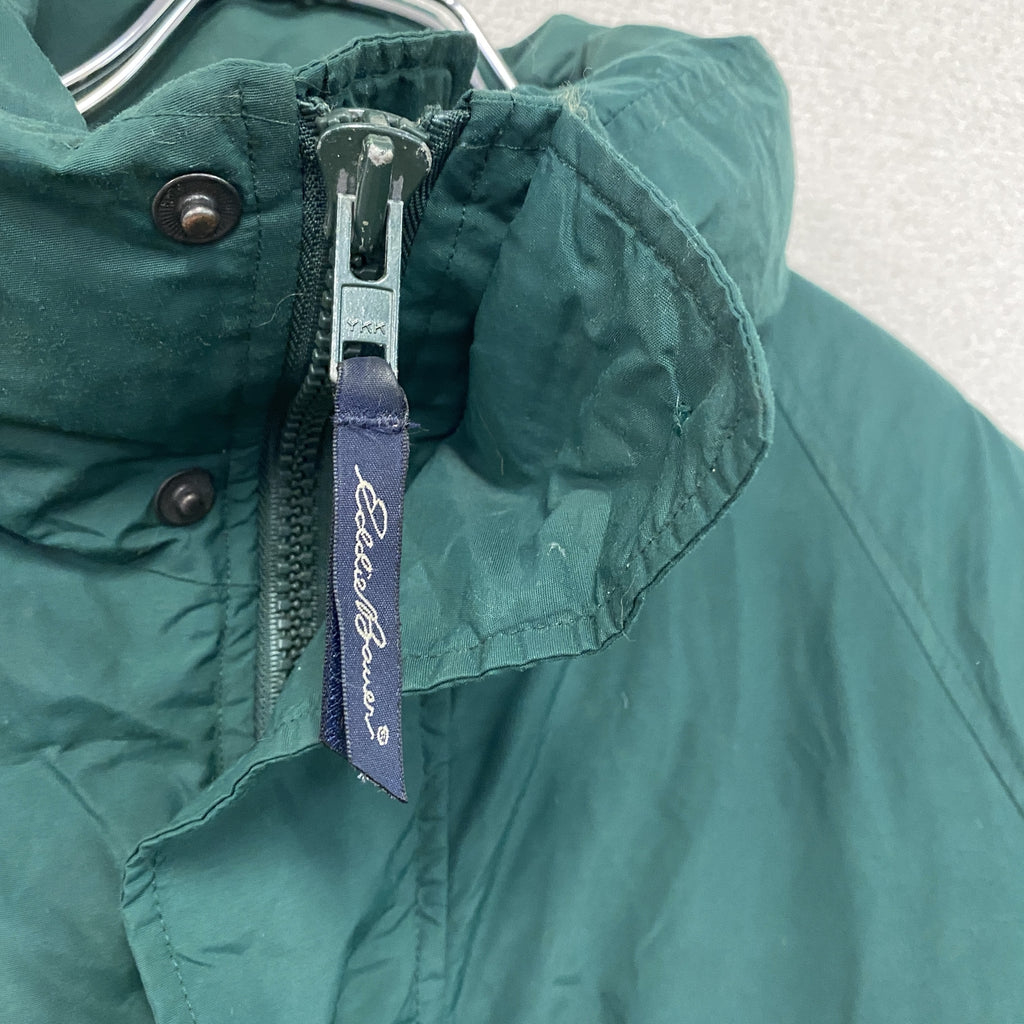 90s　Eddie Bauer　エディバウアー　グースダウンジャケット　緑　グリーン　Mサイズ　古着