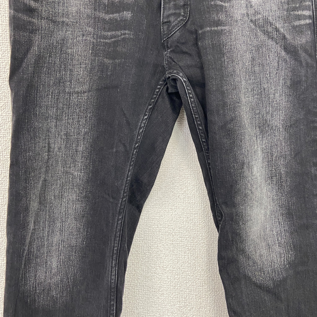 Calvin Klein Jeans　カルバンクラインジーンズ　デニムパンツ/ジーンズ　ジップフライ　インディゴ　黒　ブラック　34サイズ　古着