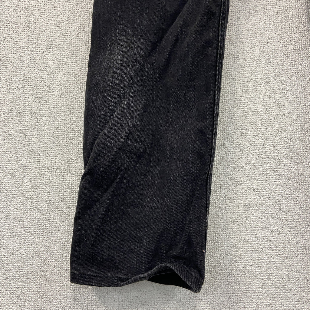 Calvin Klein Jeans　カルバンクラインジーンズ　デニムパンツ/ジーンズ　ジップフライ　インディゴ　黒　ブラック　34サイズ　古着