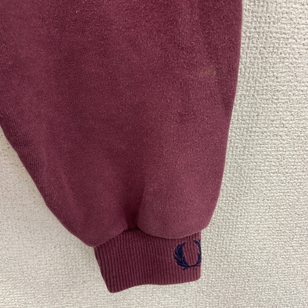 FRED PERRY　フレッドペリー　スウェット/トレーナー　ボルドー　Sサイズ　古着