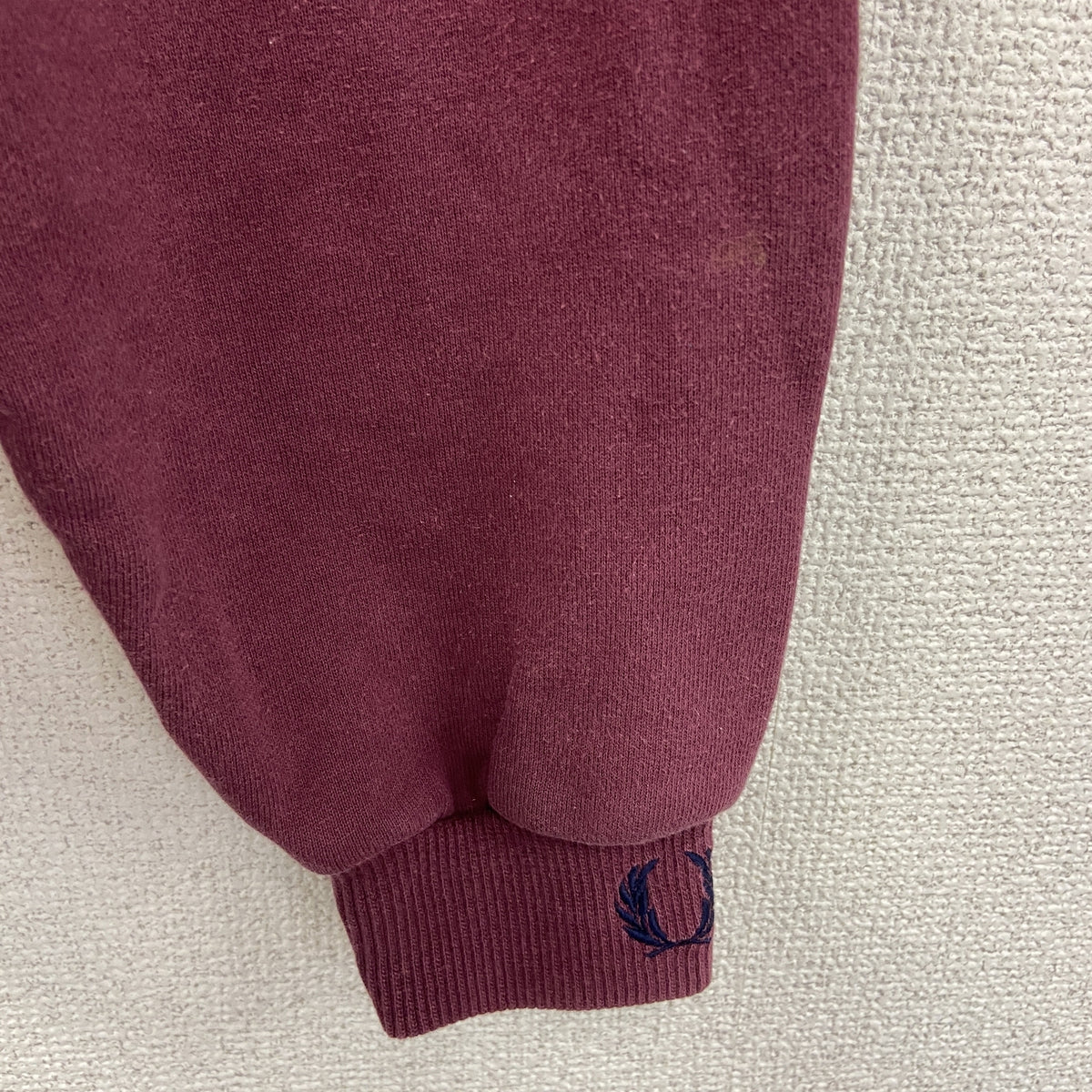 FRED PERRY　フレッドペリー　スウェット/トレーナー　ボルドー　Sサイズ　古着