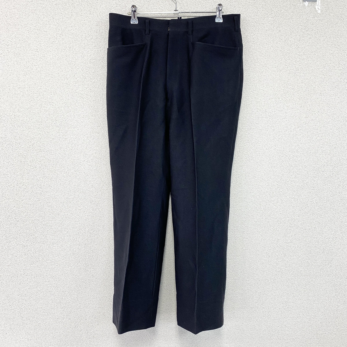 ~60s　スラックス　ジップフライ　DEPONIRTフック　ロケットTARON　グレー　古着