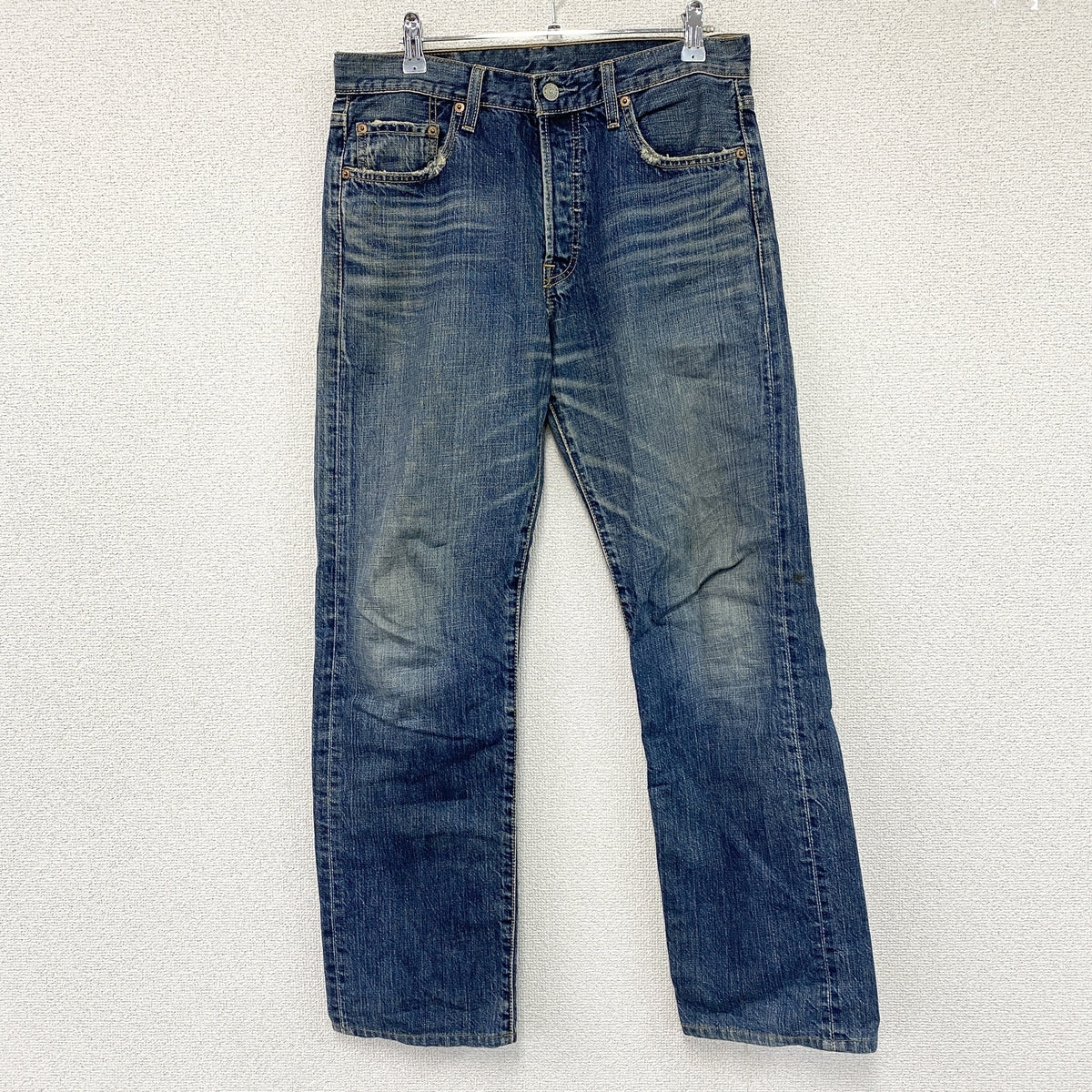 Levi's　リーバイス　501　フィリピン製　デニムパンツ/ジーンズ　ボタンフライ　インディゴ　W30サイズ　古着