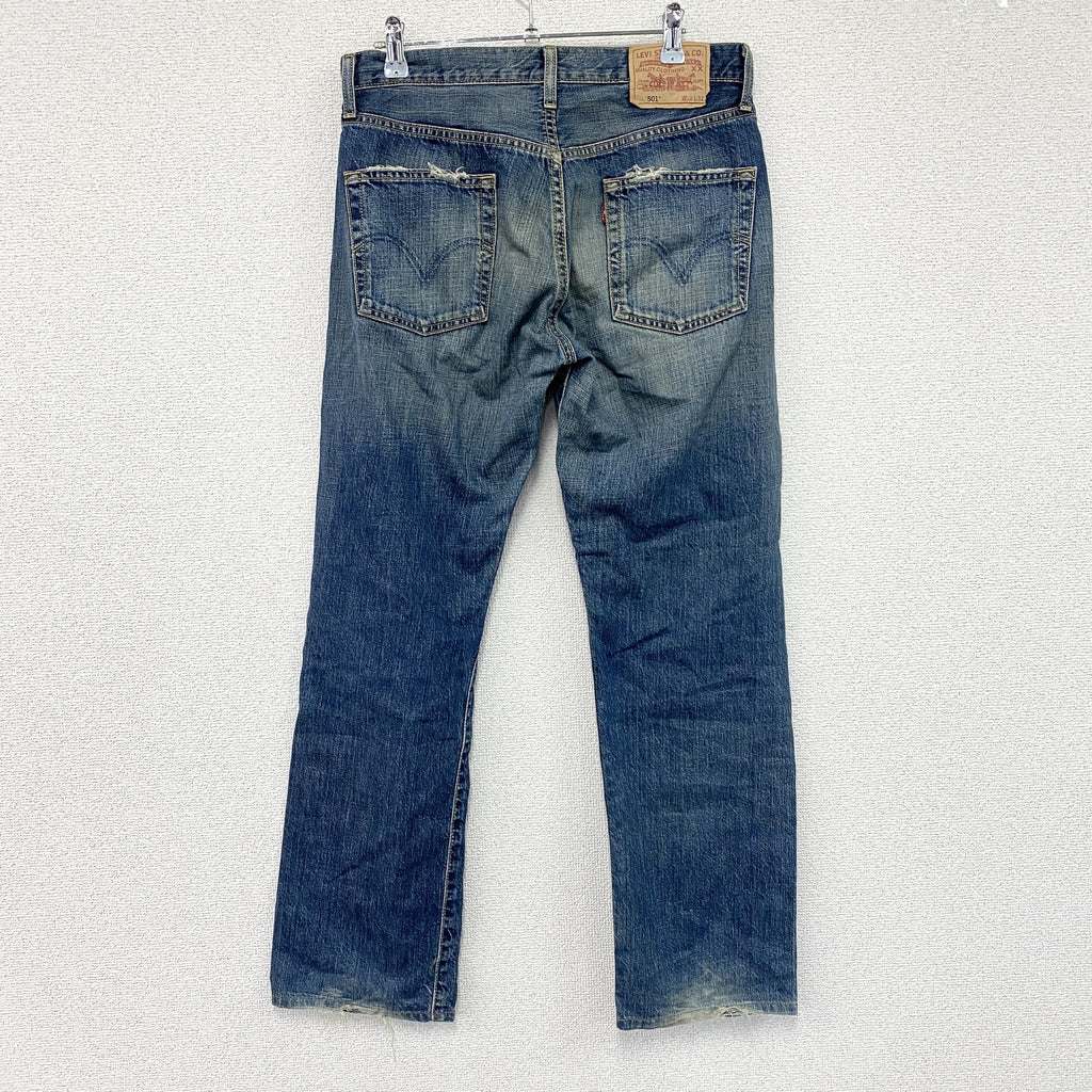 Levi's　リーバイス　501　フィリピン製　デニムパンツ/ジーンズ　ボタンフライ　インディゴ　W30サイズ　古着