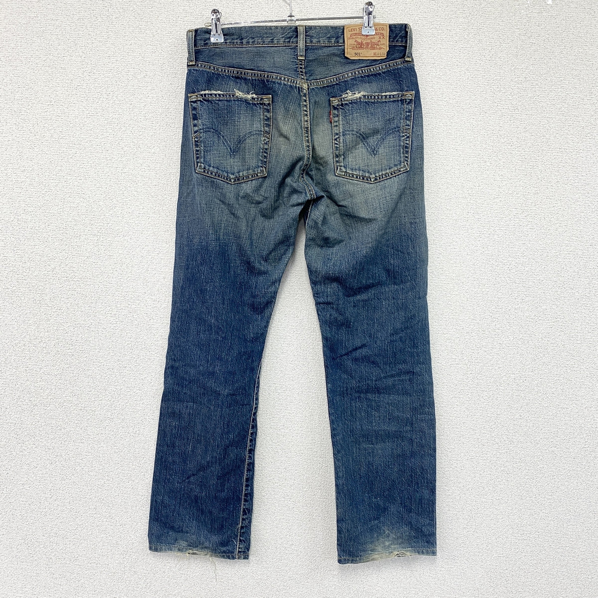 Levi's　リーバイス　501　フィリピン製　デニムパンツ/ジーンズ　ボタンフライ　インディゴ　W30サイズ　古着